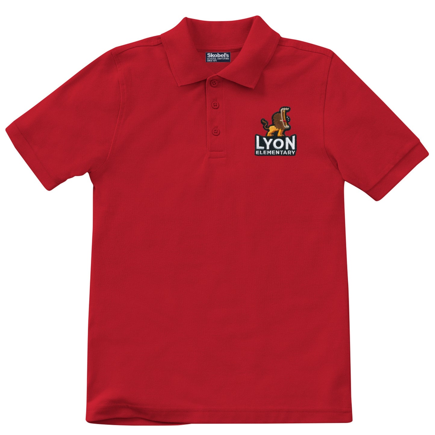Lyon Elementary Polo - Red