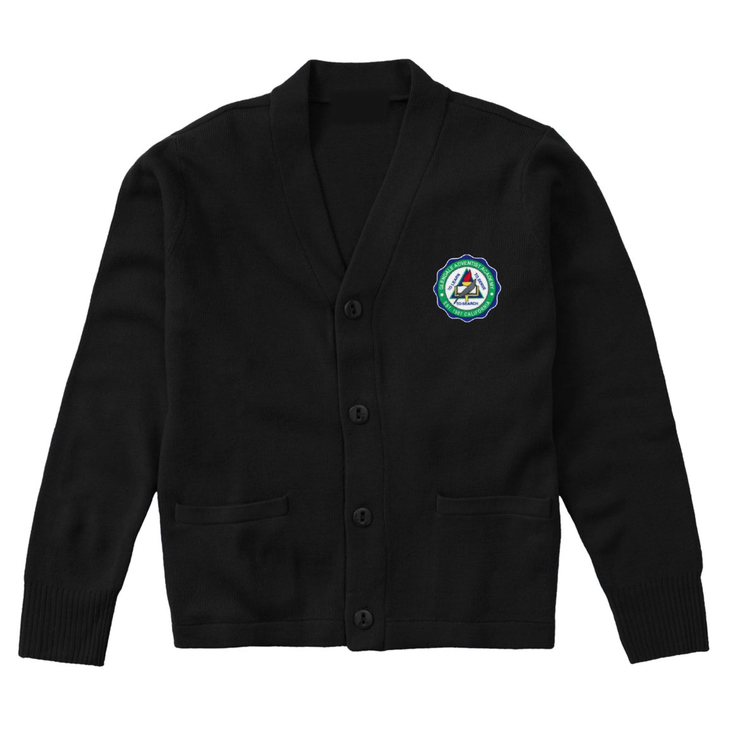 Glendale Adventist Academy Cardigan - Black (Coming Soon)