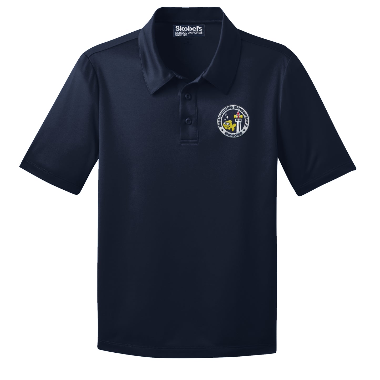 Madisonville Elementary Dryfit Polo - Navy