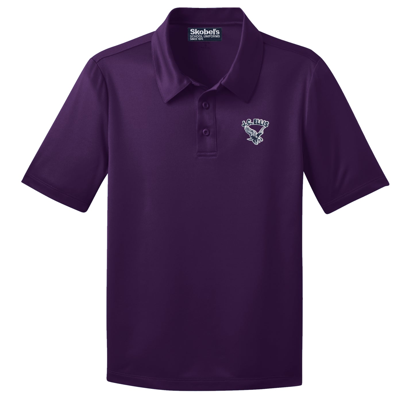 JC Ellis Elementary Dryfit Polo - Purple