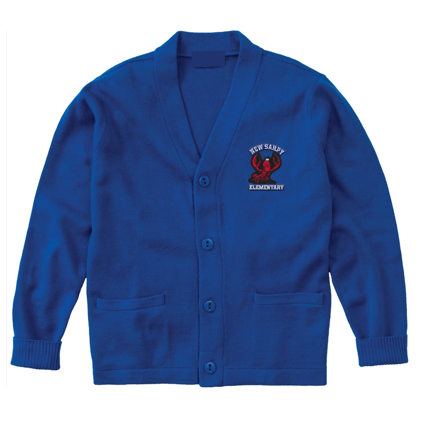 New Sarpy Elementary School Cardigan - Royal