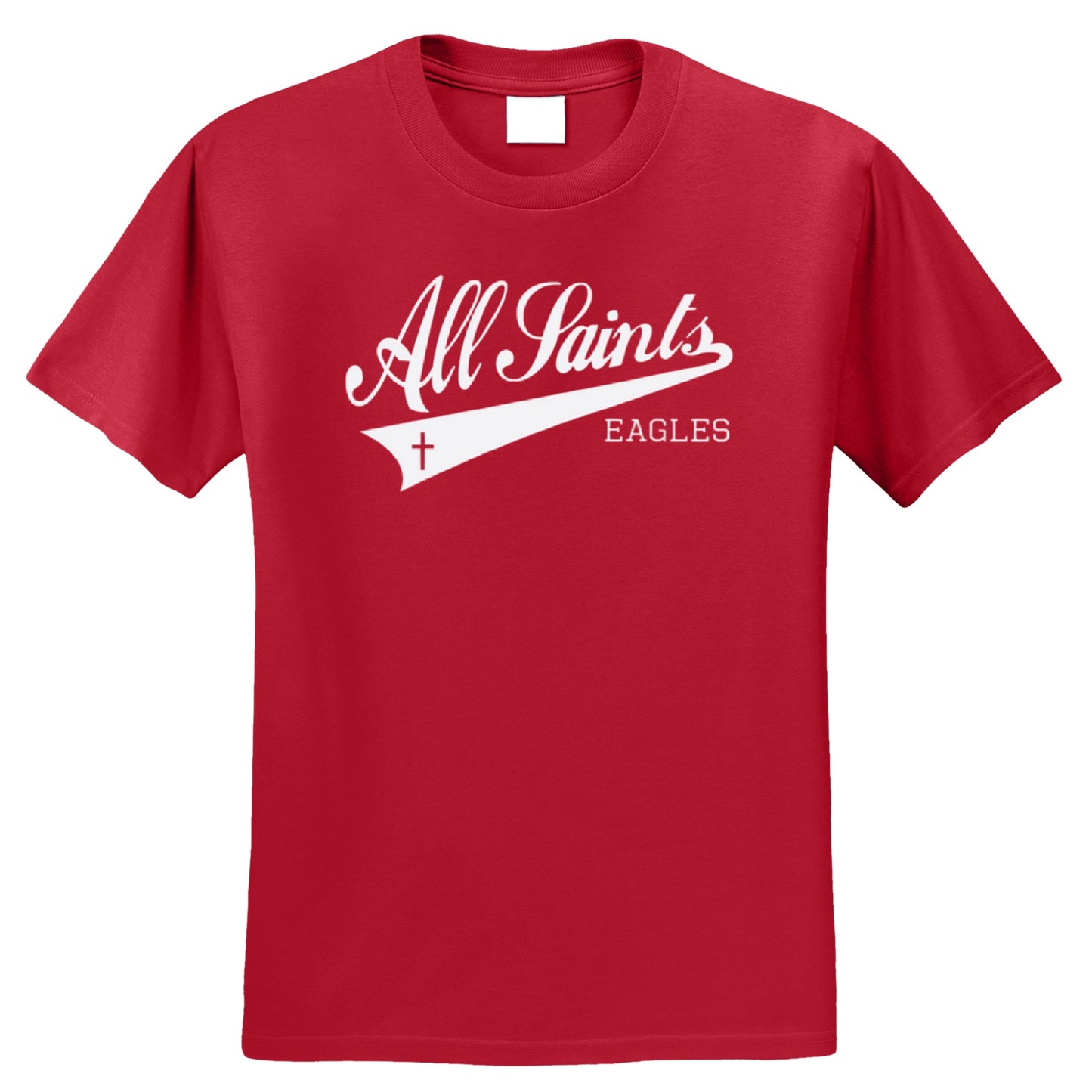 All Saints School - Puyallup Tee Shirt - Red
