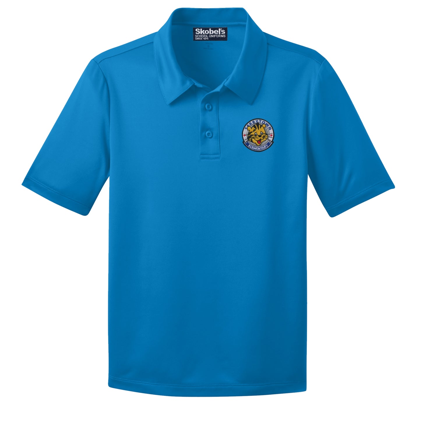 Terrytown Elementary Dryfit Polo - Light Blue - 1st-5th Grades