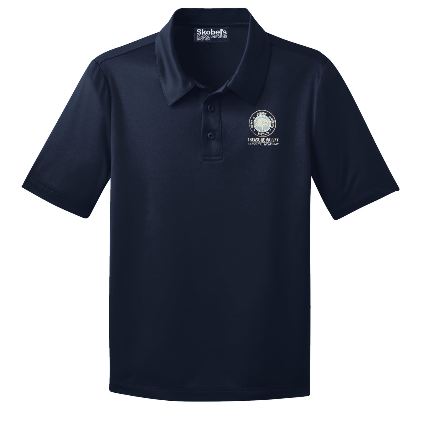 Treasure Valley Classical Academy Dryfit Polo - Navy