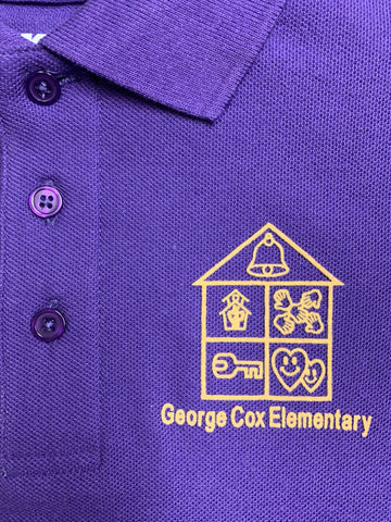 George Cox Polo - Purple - PreK-K