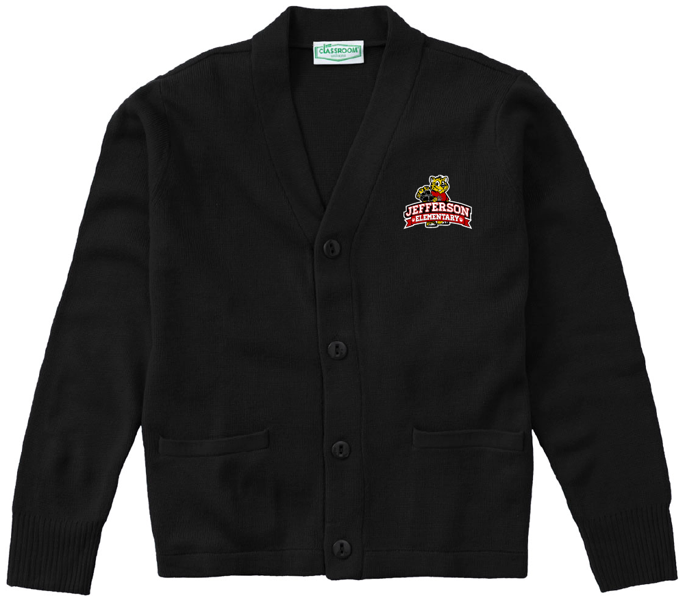 Jefferson Elementary Cardigan - Black