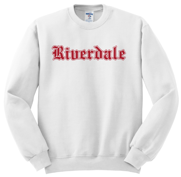 Riverdale High Crew Sweatshirt White All Grades Skobel s School Uniforms