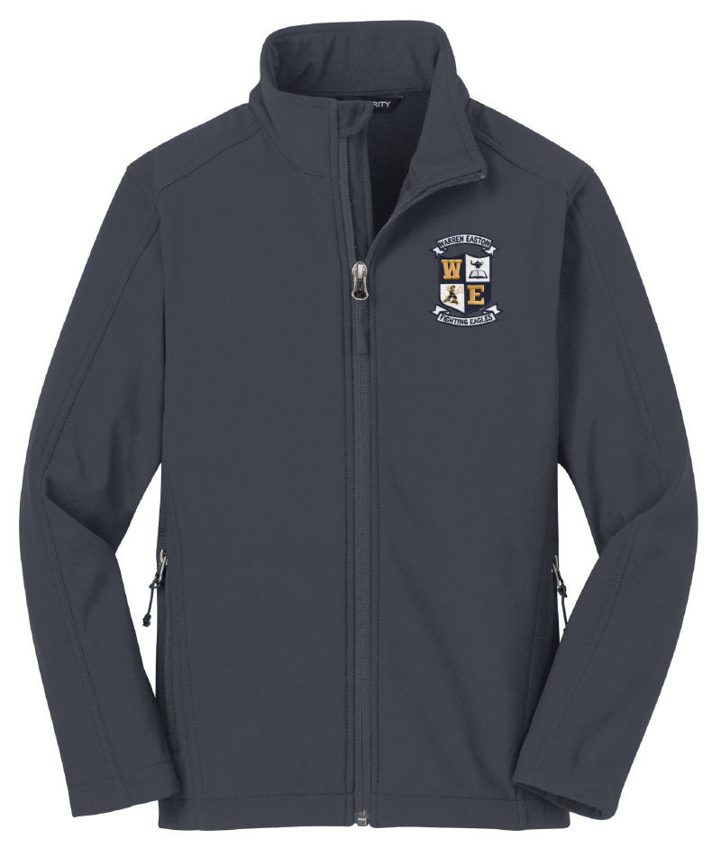 Warren Easton Softshell Jacket - Grey - Crest - All Grades