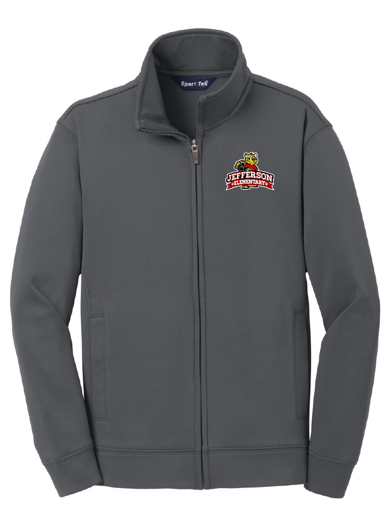 Jefferson Elementary Light Jacket - Grey – Skobel's School