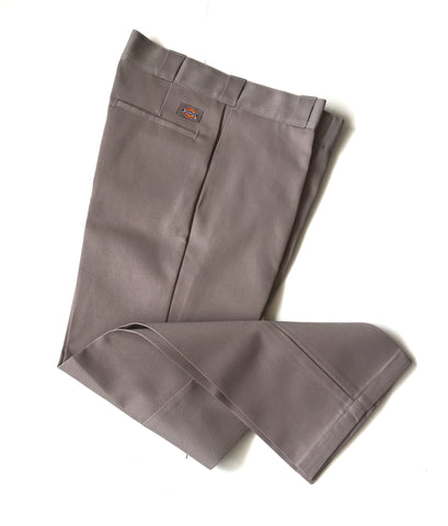Mens Classic Fit Pants - Silver/Grey