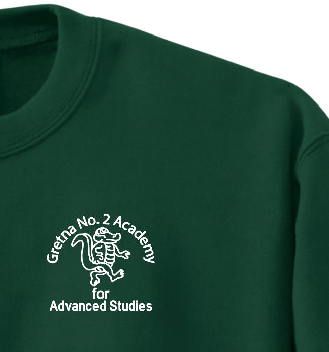 Gretna No. 2 Crew Sweatshirt - Dark Green - All Grades