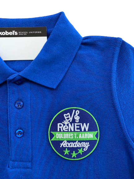 ReNEW Dolores T. Aaron Elementary Royal Blue Polo – Skobel's