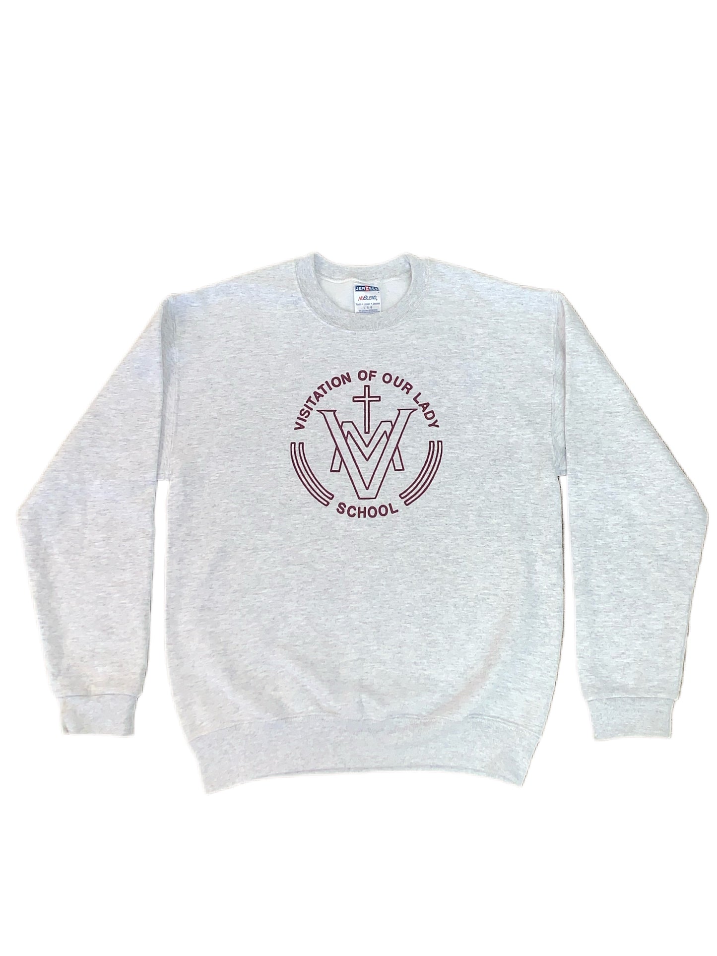 Visitation of Our Lady Grey Crew Sweatshirt