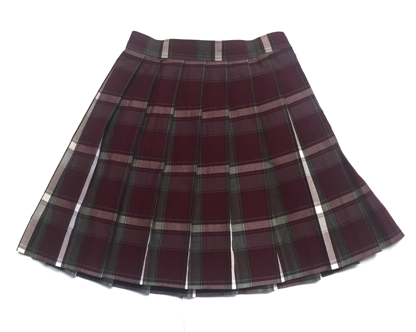 Gretna Plaid Box Pleat Skirt