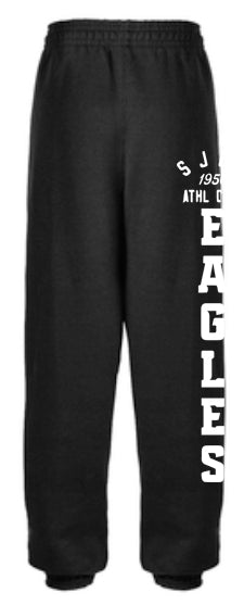 SJBS Eagles Black Sweatpants (with logo)