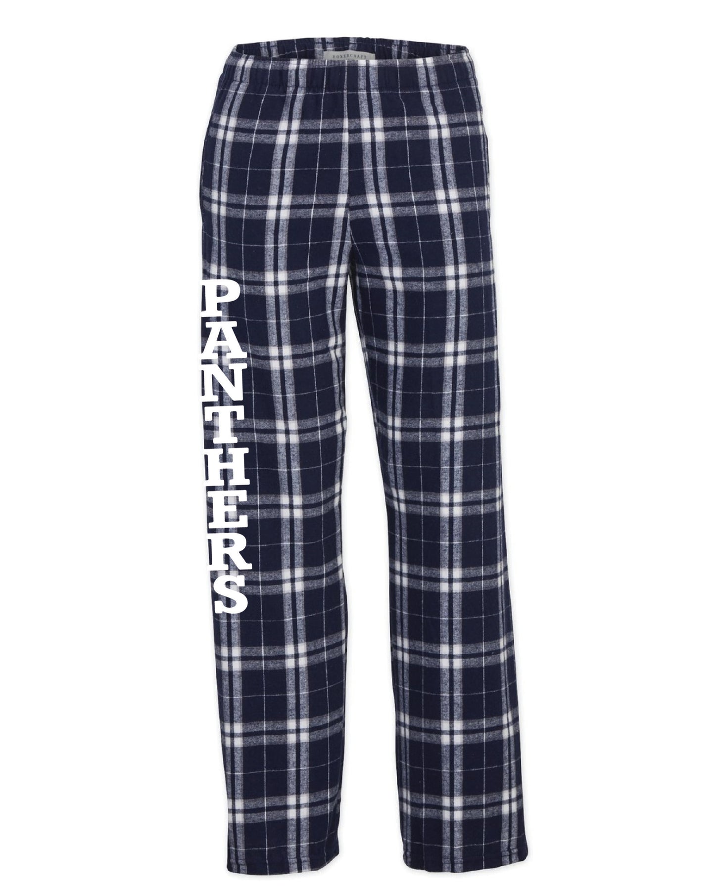 Our Lady of Loretto Panther Pride Flannel Plaid Pants (with logo)