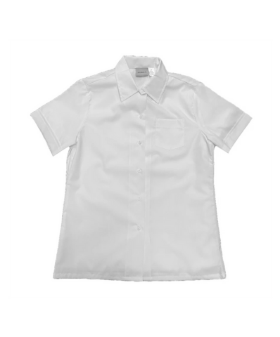 St. Cletus Girls Pointed Collar White Blouse (with Jumper ONLY