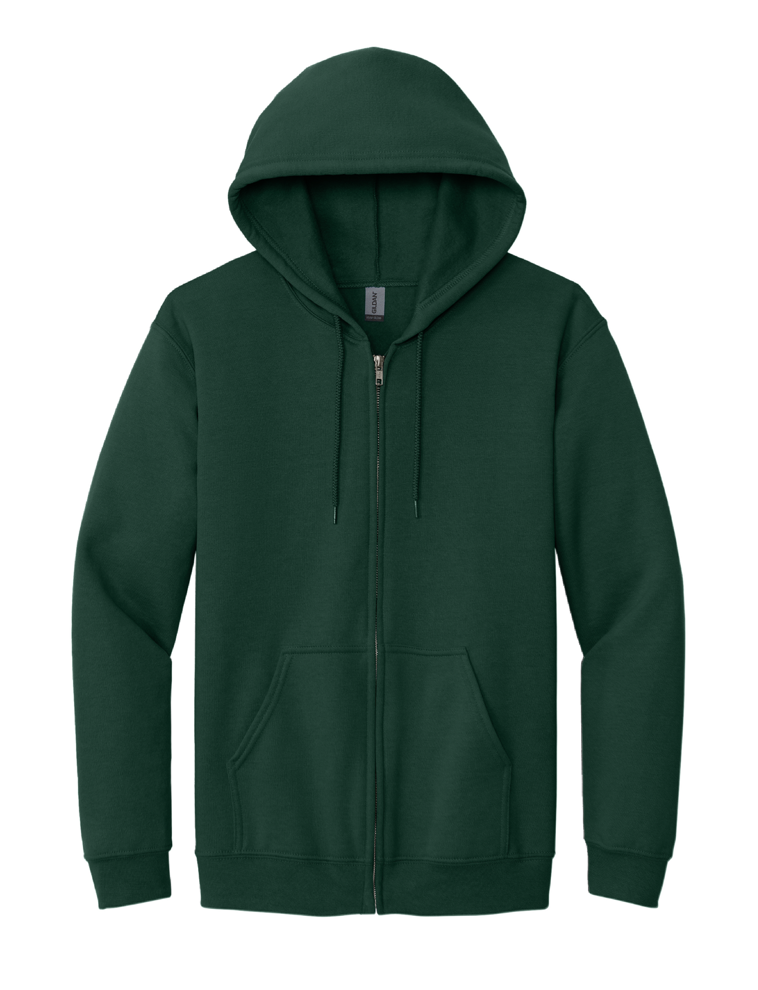 Holy Trinity Catholic School Full Zip Hooded Sweatshirt - Dark Green (with logo)