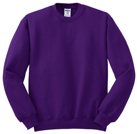 Plain Crew Sweatshirt - Purple