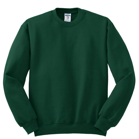 Plain Crew Sweatshirt - Dark Green