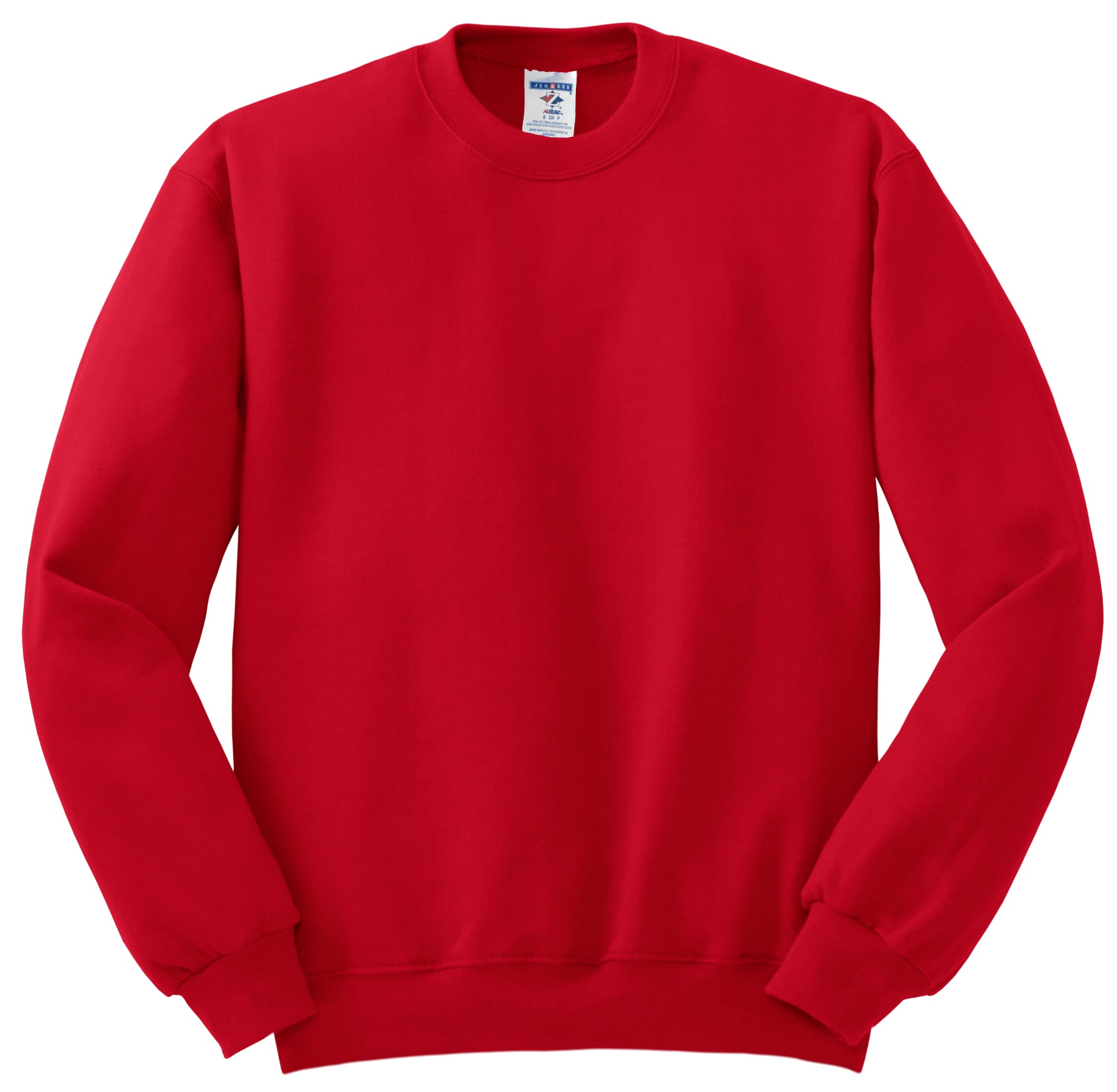 Plain Crew Sweatshirt - Red – Skobel's School Uniforms