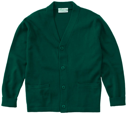 Plain Cardigan - Green