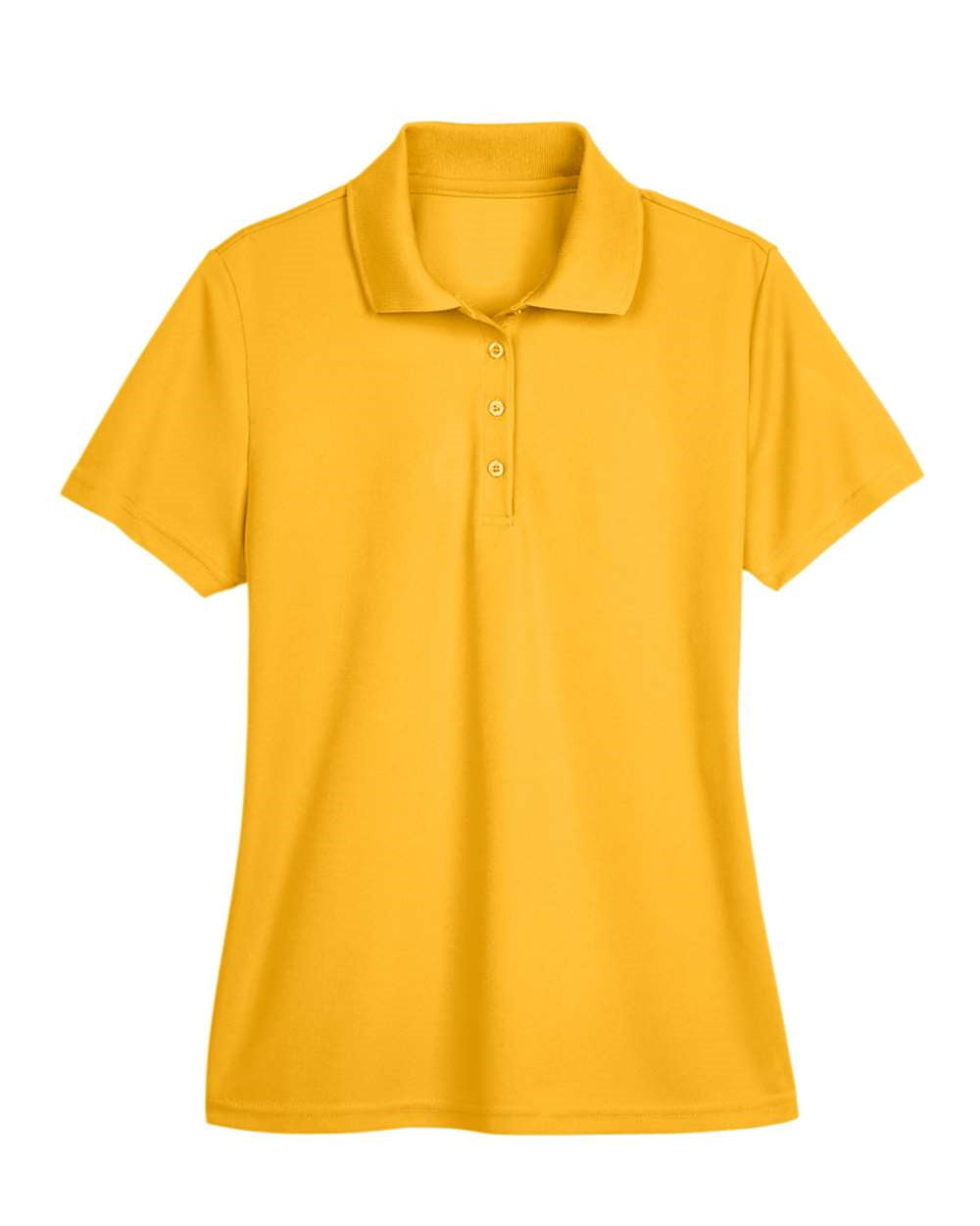 Glendale Adventist Academy Gold Feminine Dryfit Polo - Staff (with logo)