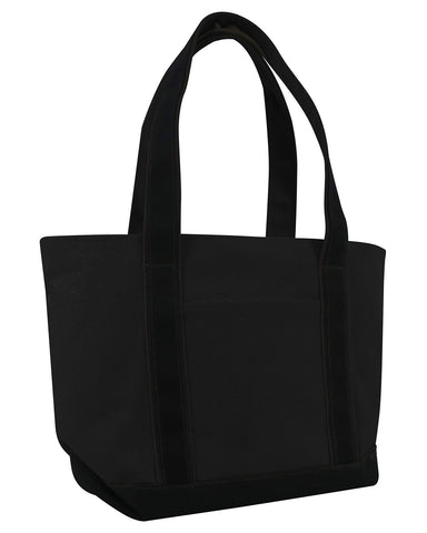 Connect Academy Faculty Large Cotton Canvas Tote - Black