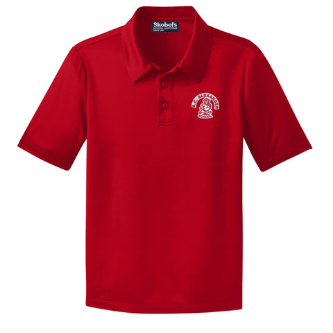 A.C. Alexander Elementary Dryfit Polo - Red - 1st-5th Grades