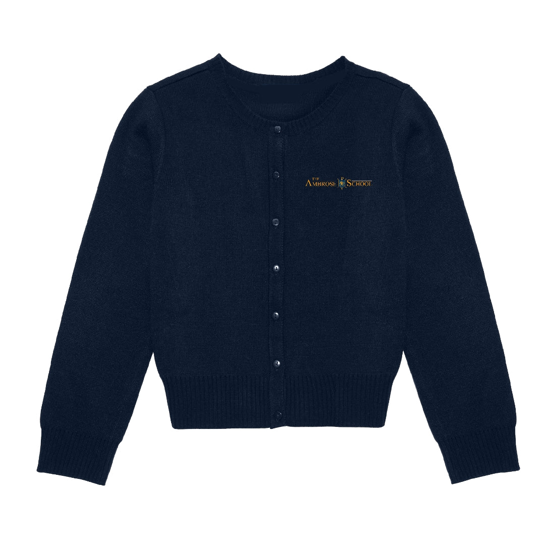 Ambrose School Girls A+ Cardigan - Navy