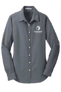 Connect Academy Faculty Women's SuperPro Longsleeve Oxford Shirt