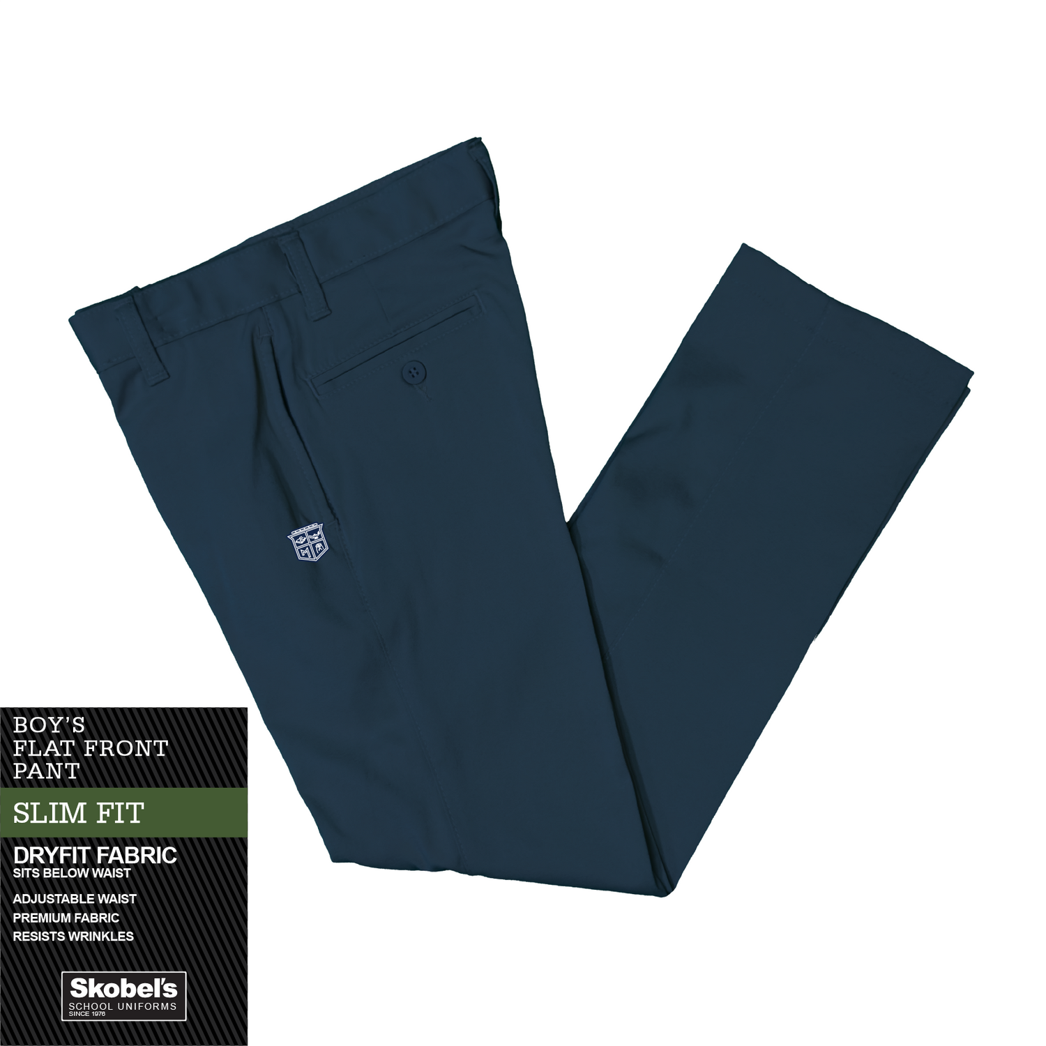 Dryfit Mens Pants - Navy with Mary Immaculate logo
