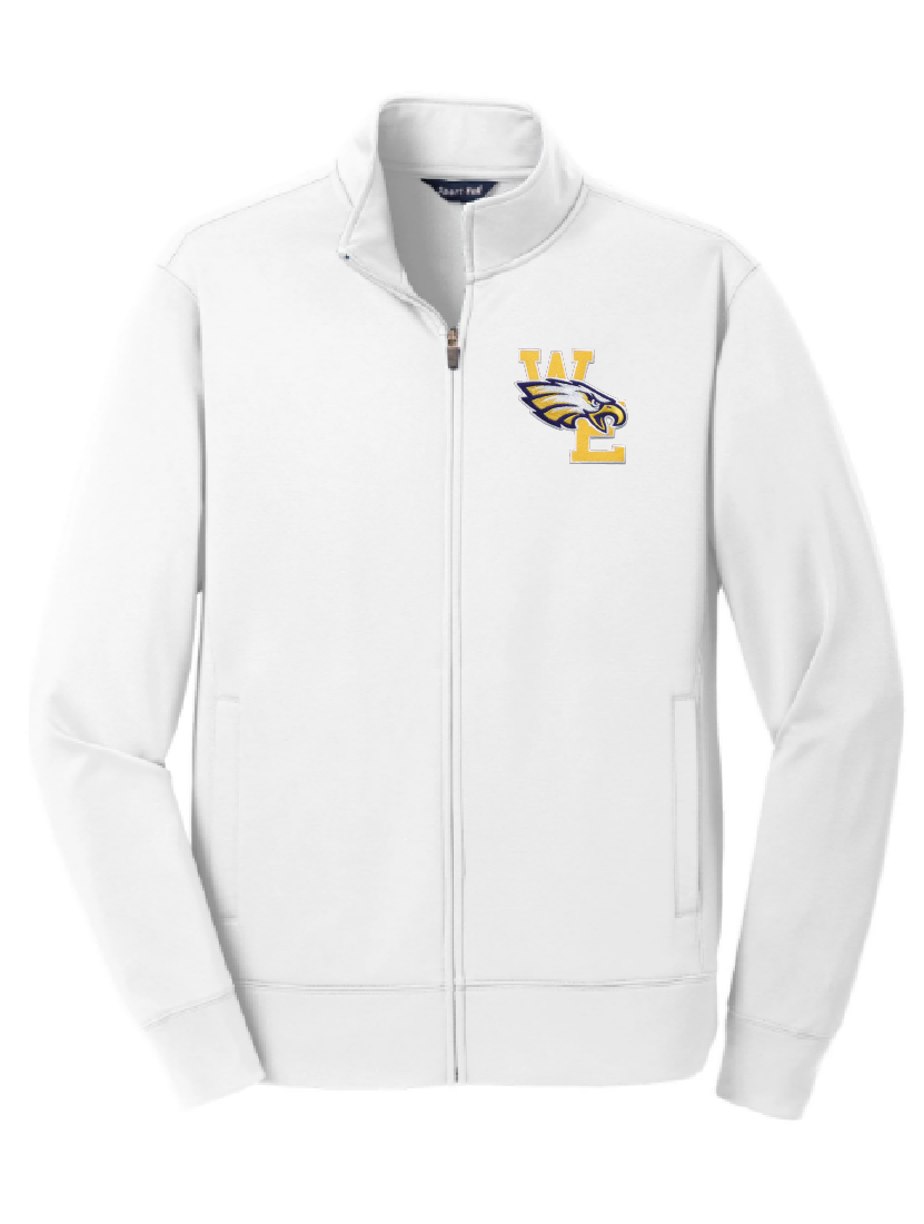 Warren Easton Light Jacket - White - Eagle – Skobel's School Uniforms