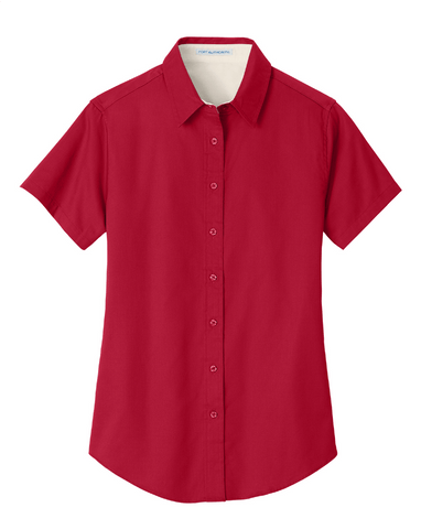 Plain Oxford - Red - Girls