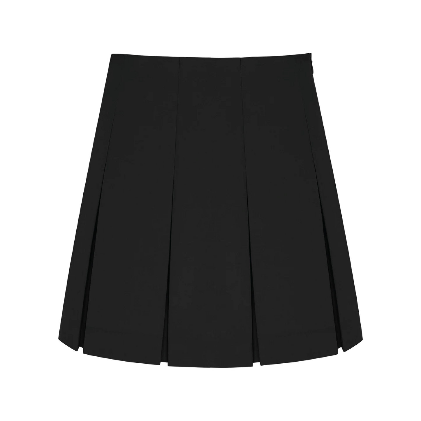 Box Pleat Skirt - Black