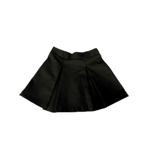 Skobel's Girls Inverted Pleat Scooter Skirt - Black - Coming Soon