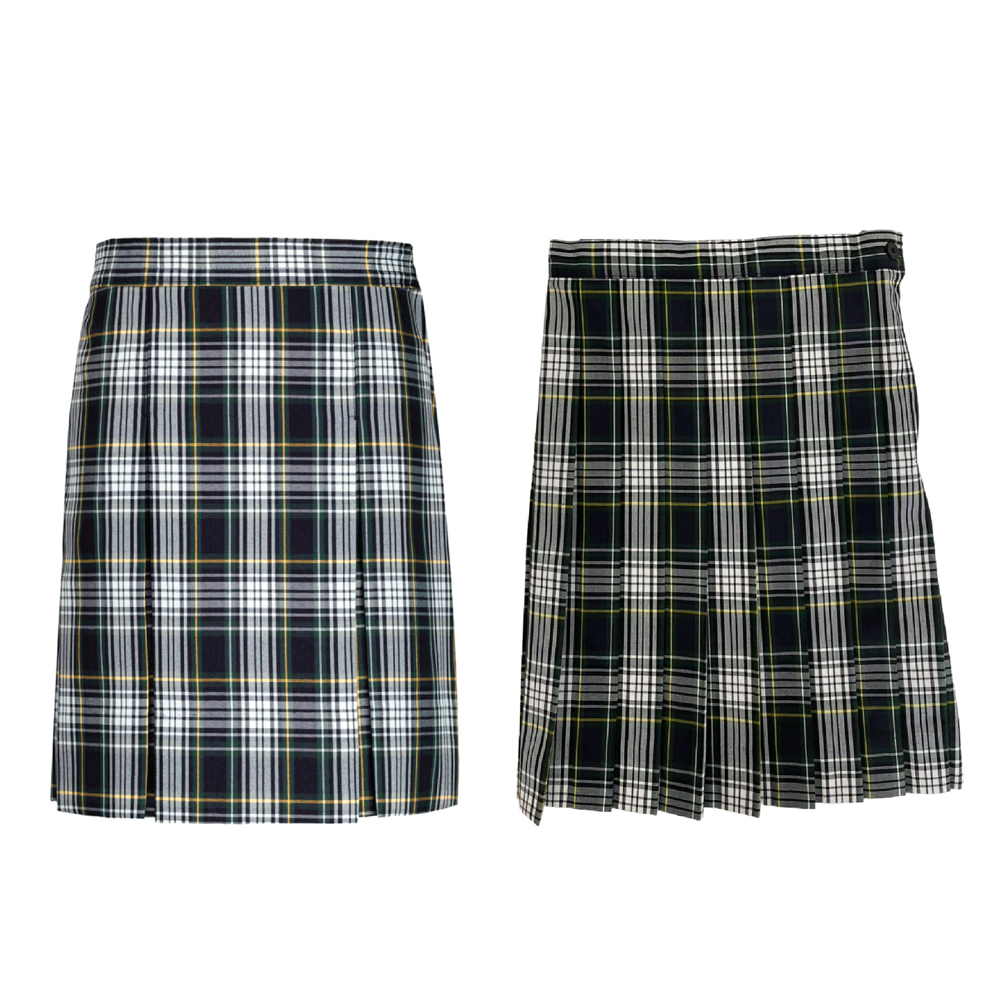 Campbell Plaid Pleat Skirt