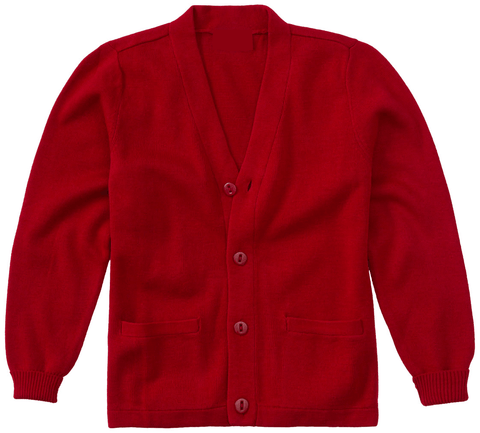 St. Jane Frances De Chantal School Cardigan - Red - Preorder