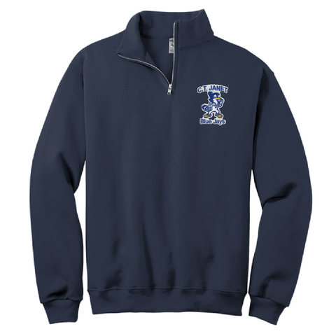 CT Janet 1/4 Zip Sweatshirt - Navy - All Grades