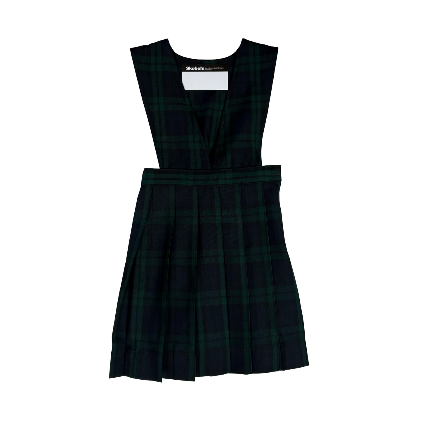 Blackwatch Plaid Split Front Knife Pleat Jumper