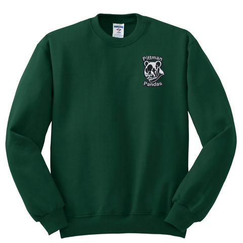 Ella Pittman Crew Sweatshirt - Dark Green - All Grades