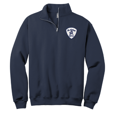 St. Anthony 1/4 Zip Sweatshirt - Navy