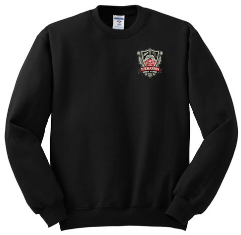 TH Harris Middle Crew Sweatshirt - Black - 6th Grade