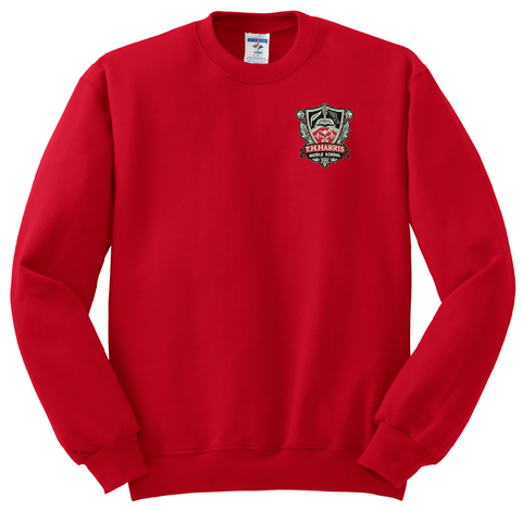 TH Harris Middle Crew Sweatshirt - Red - 8th Grade