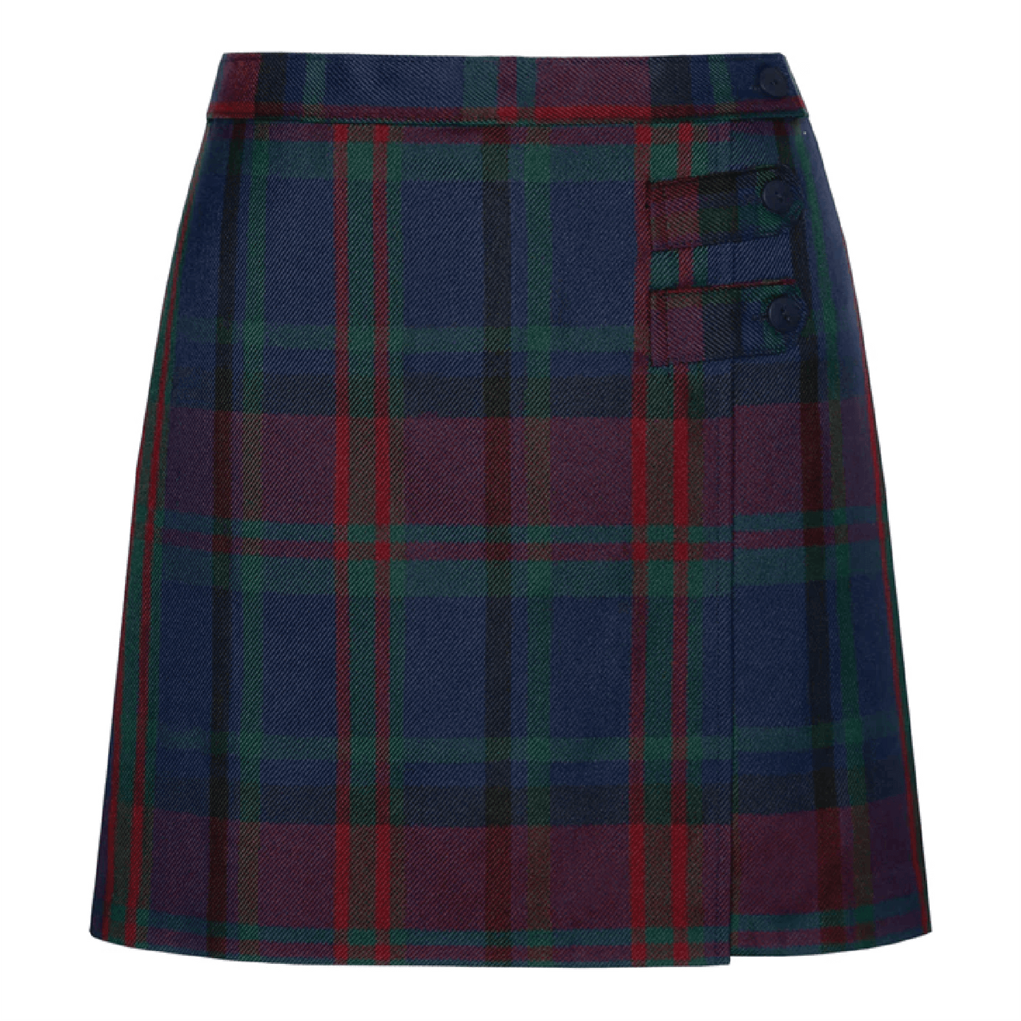 Westwood Plaid Double Tab Skort