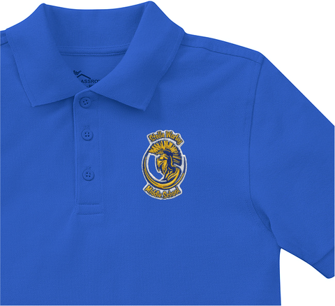 Stella Worley Middle Royal Blue Polo - 7th Grade