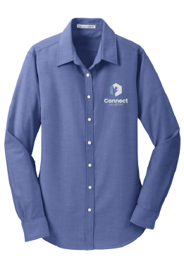 Connect Academy Faculty Women's SuperPro Longsleeve Oxford Shirt