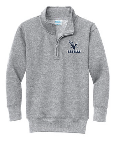 Estelle 1/4 Zip Sweatshirt - Grey - All Grades