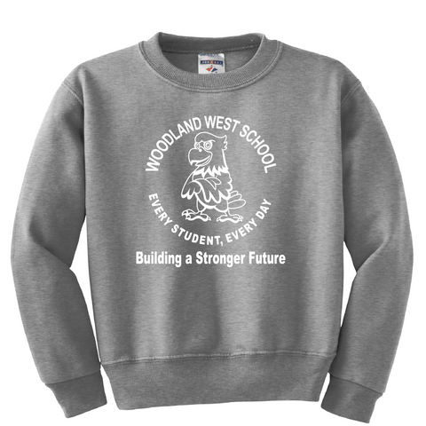 Woodland West Crew Sweatshirt Grey All Grades
