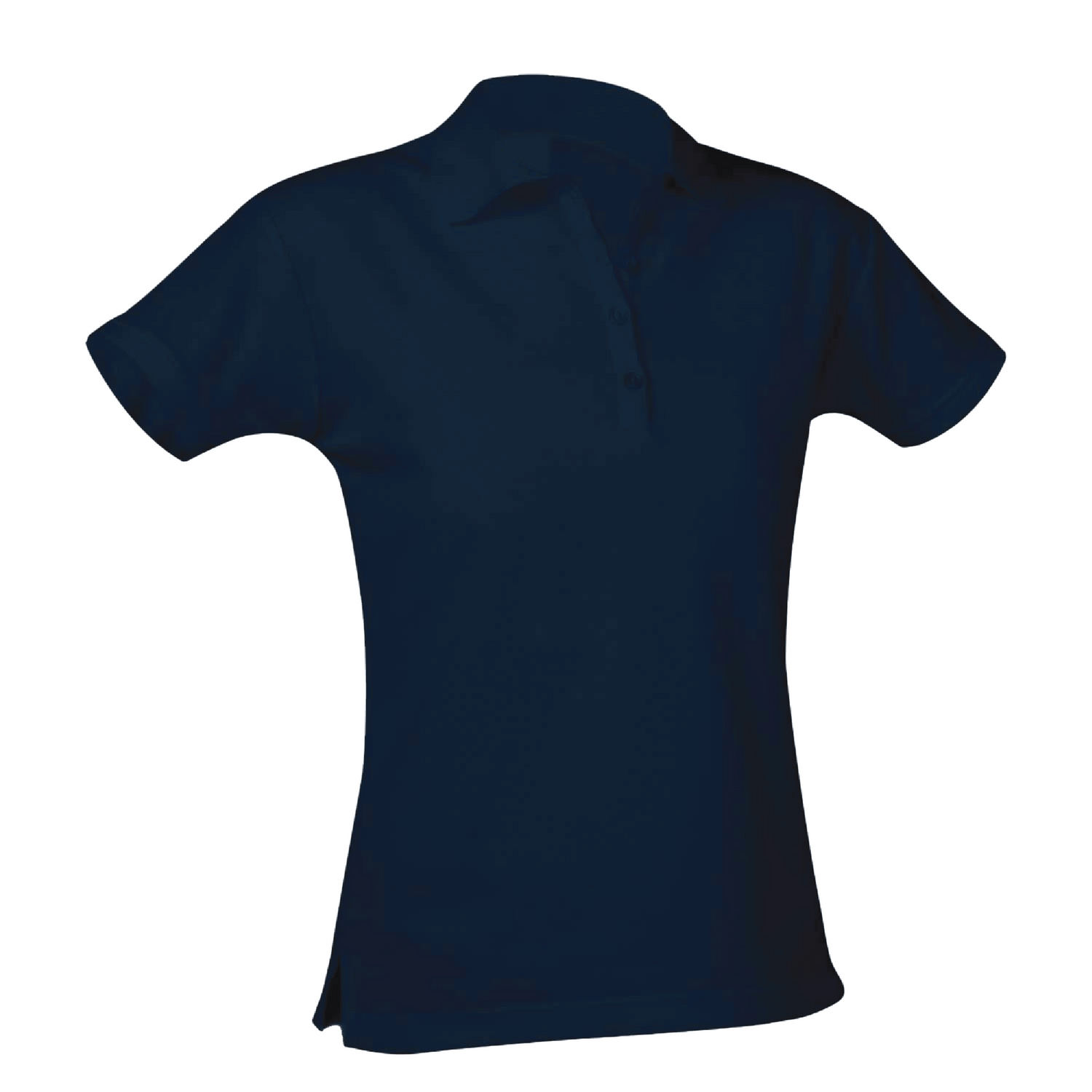 Carden Memorial School Feminine Fit Pique Polo with logo - Navy